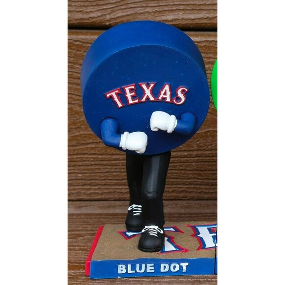 New/Box 2016 Texas Rangers Blue Dot Race Bobblehead Baseball MLB Nitto - Picture 1 of 5